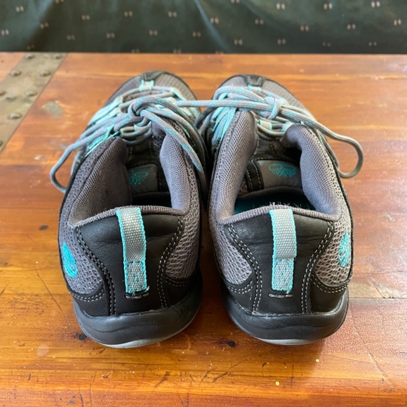 Timberland Blue and Grey Sneakers Women's Size 8.5 - Picture 2 of 10